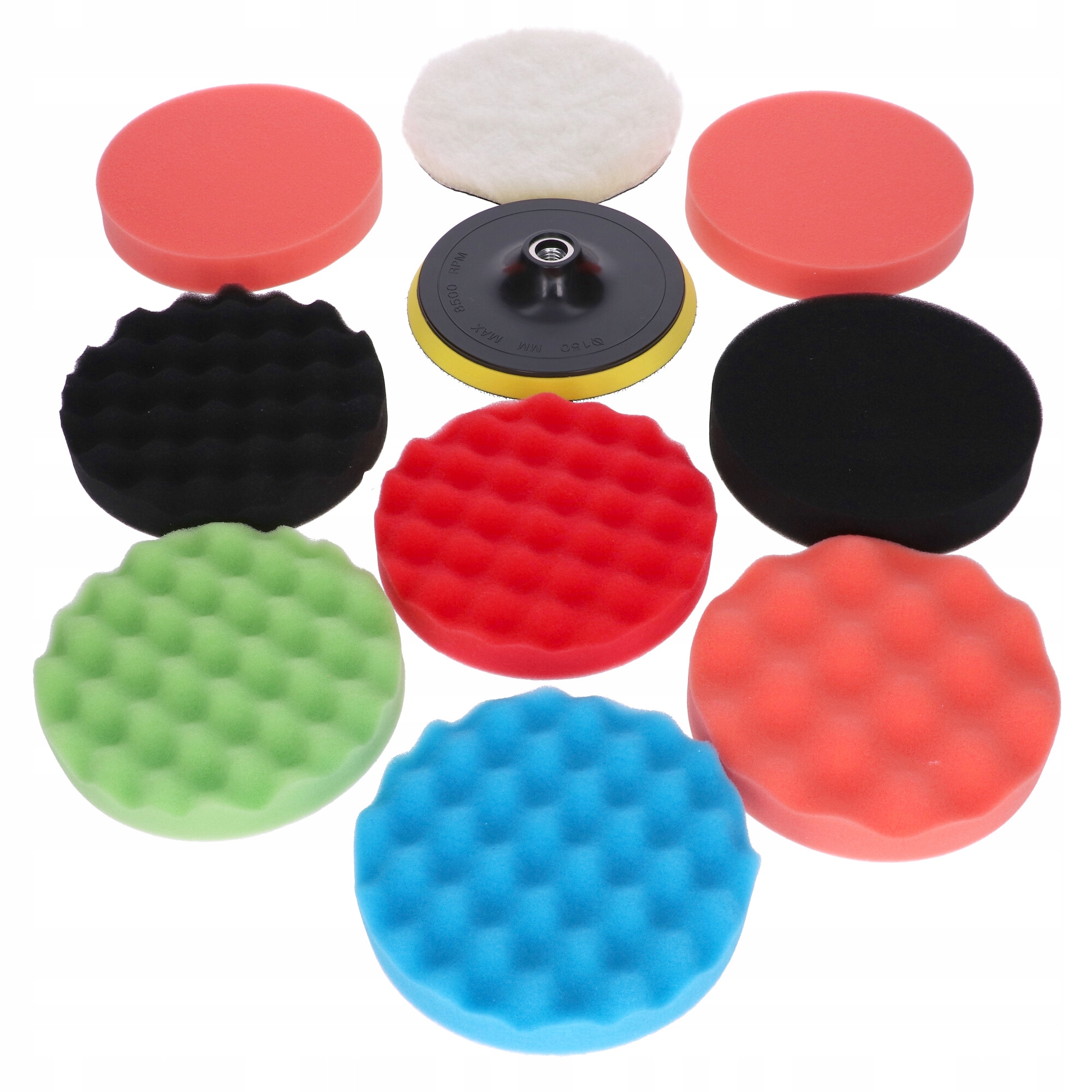 Zestaw do polerowania Italko 150 mm 11 elementów