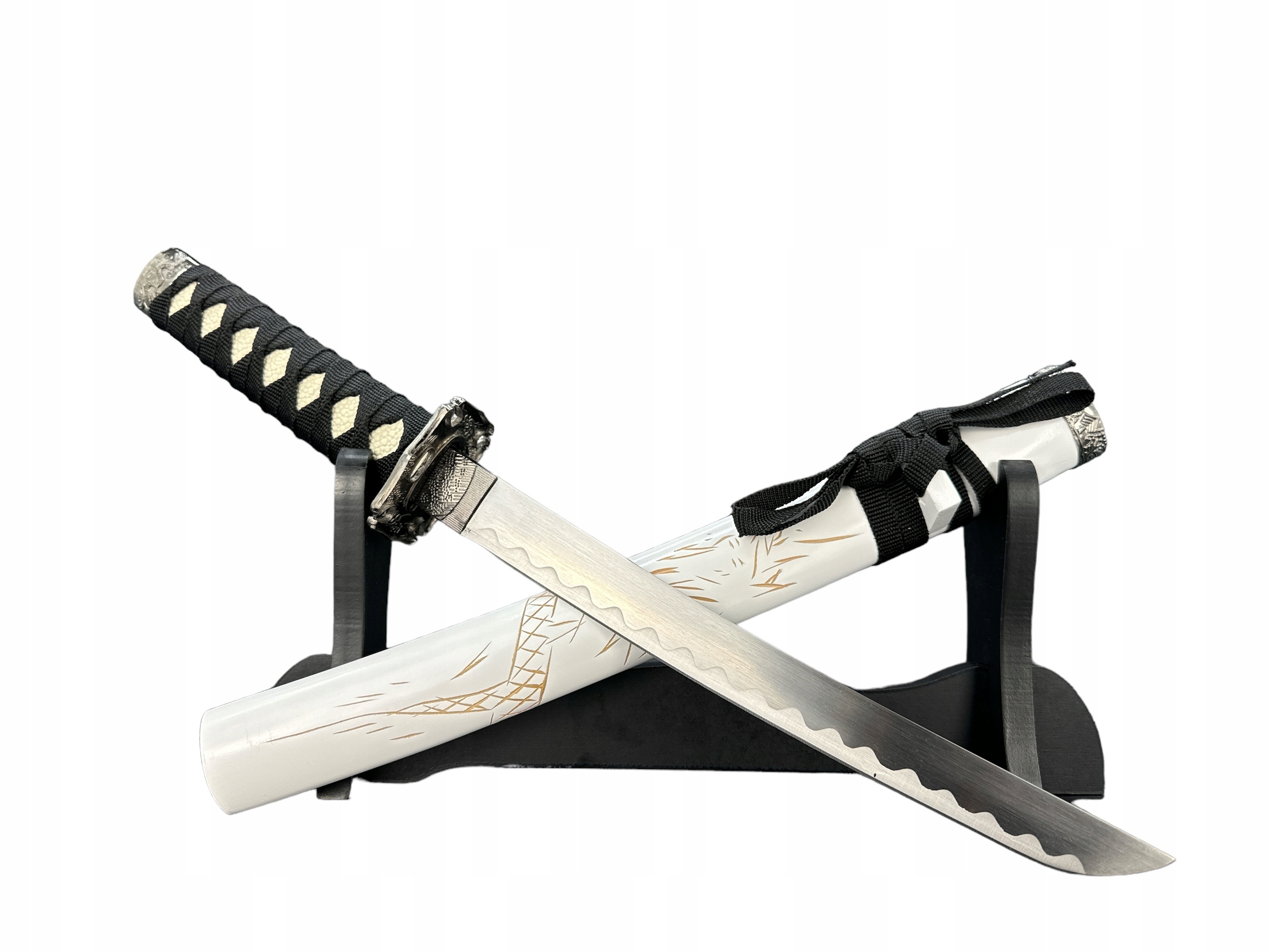 Japonská Tanto ocelová dýka s pouzdrem Stojan na nože na dopisy HK1101S