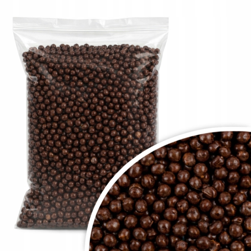 Chrupki ryżowe w deserowej czekoladzie 1 kg – posypka cukiernicza