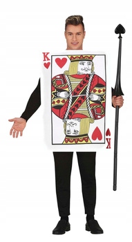 Kostým Karta Král Srdce Krále, univerzální