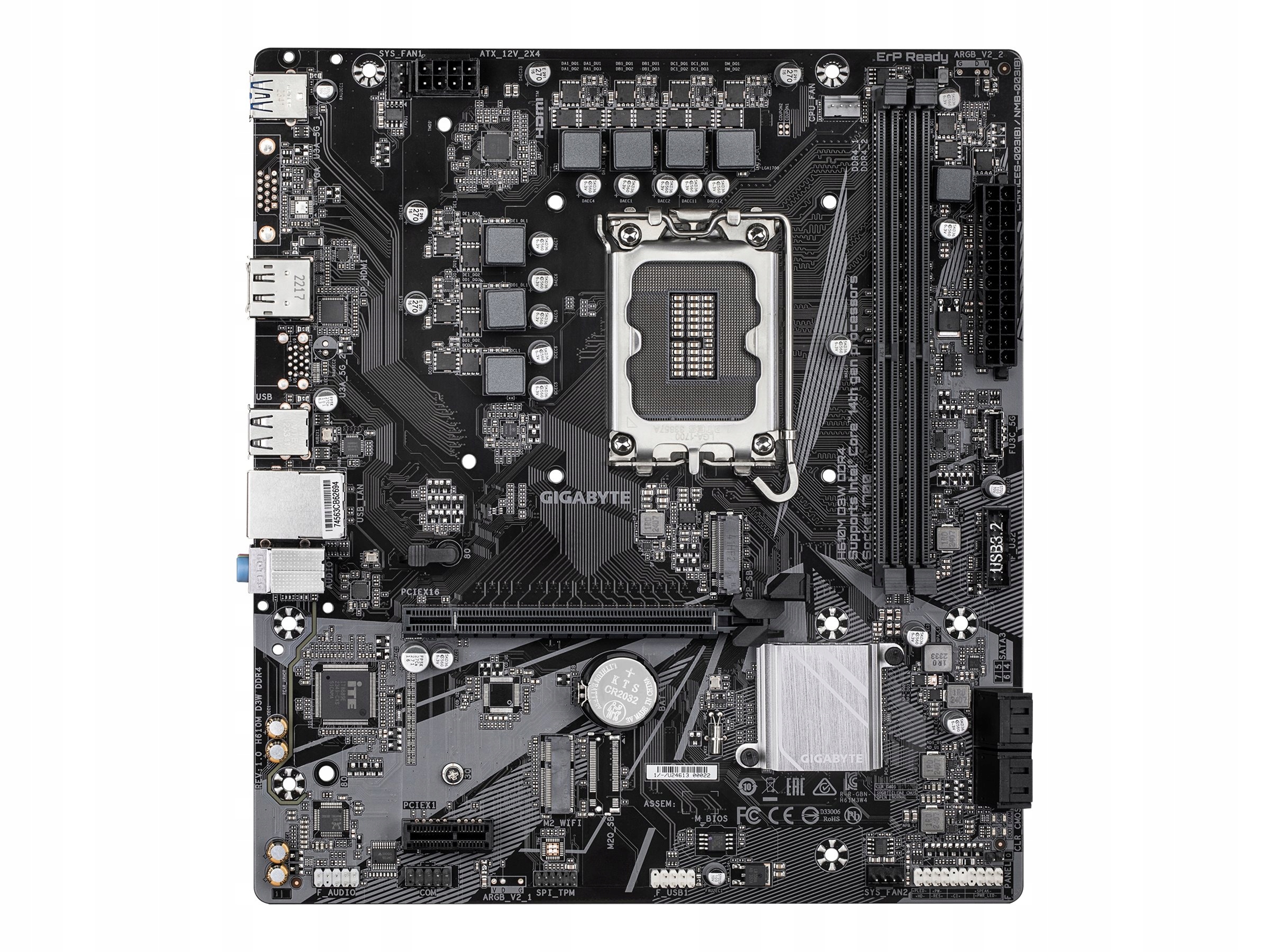 Gigabyte H610M D3W DDR4 (rev. 1.0)