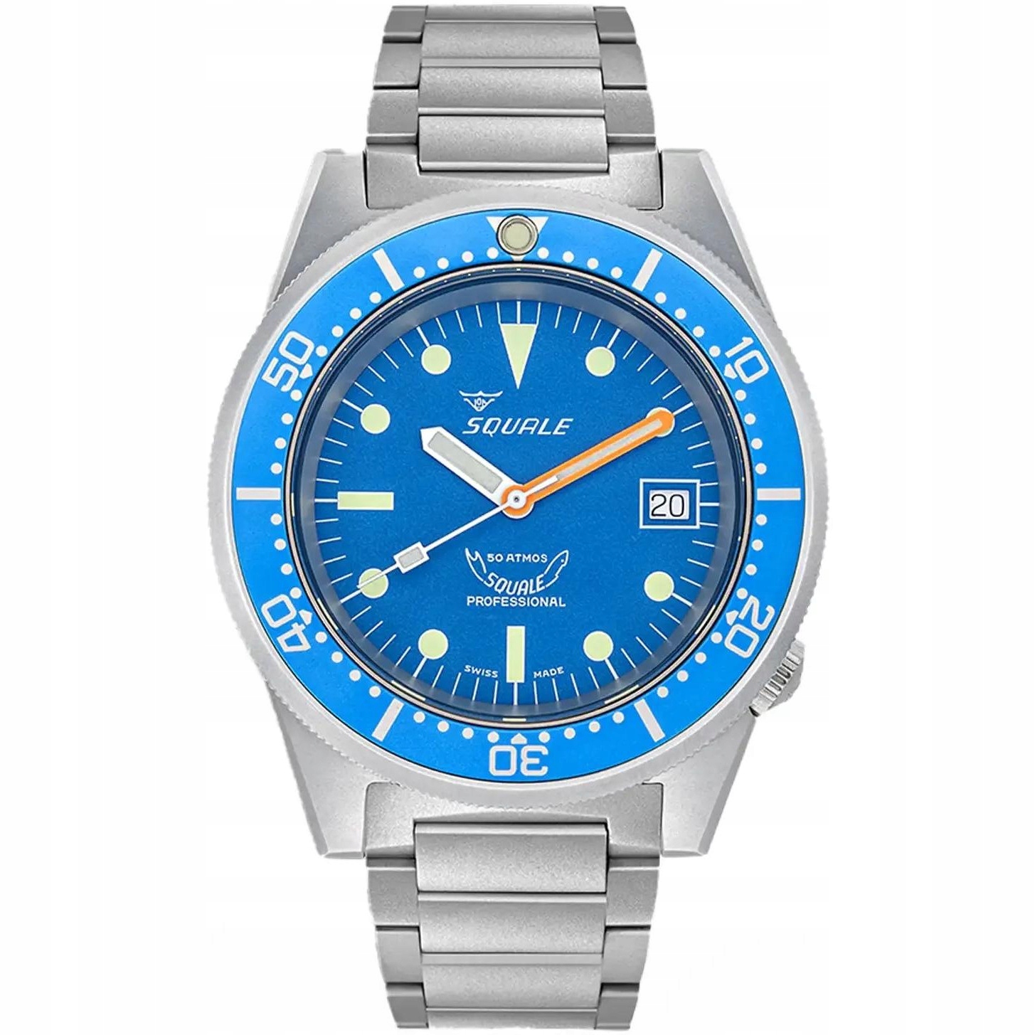 Pánské Hodinky Squale 1521BLUEBL.SQ20S stříbrné