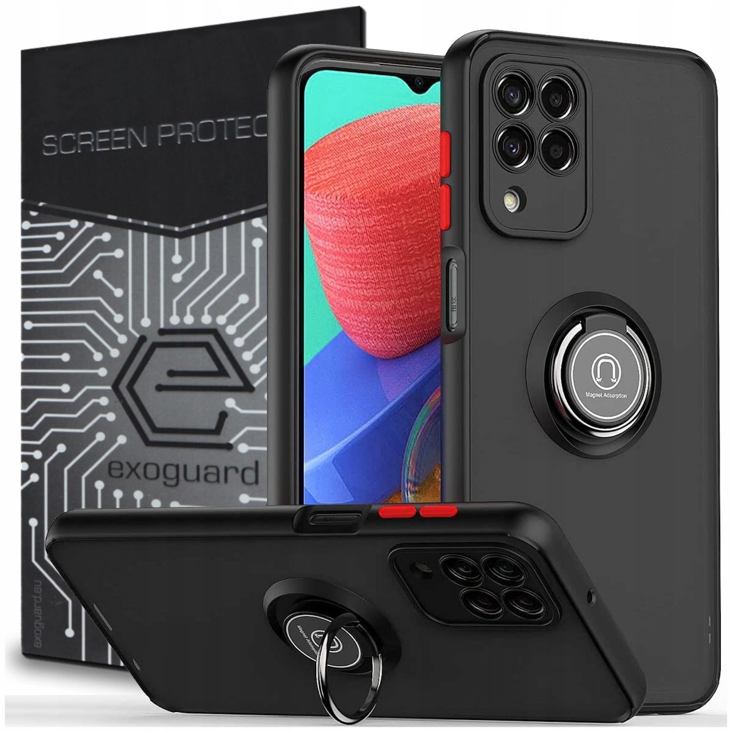 

Etui Pancerne Case+szkło do Samsung Galaxy M33 5G