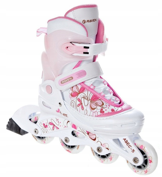

Rolki Raven Laguna White/Pink 34-37 Kauczuk