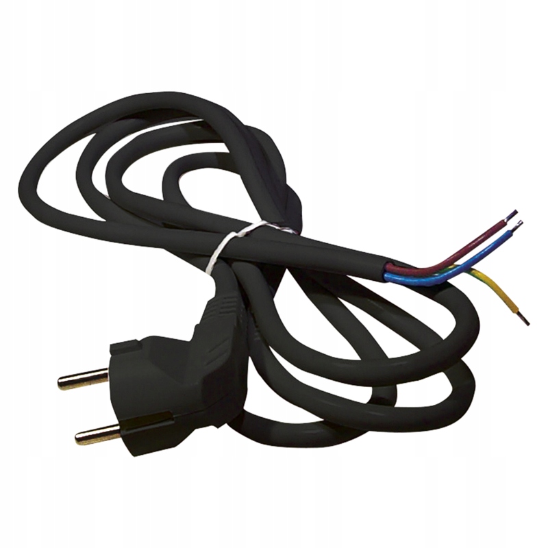 

Przewód przyłączeniowy Pvc 3x1,5 czarny 3m S18323