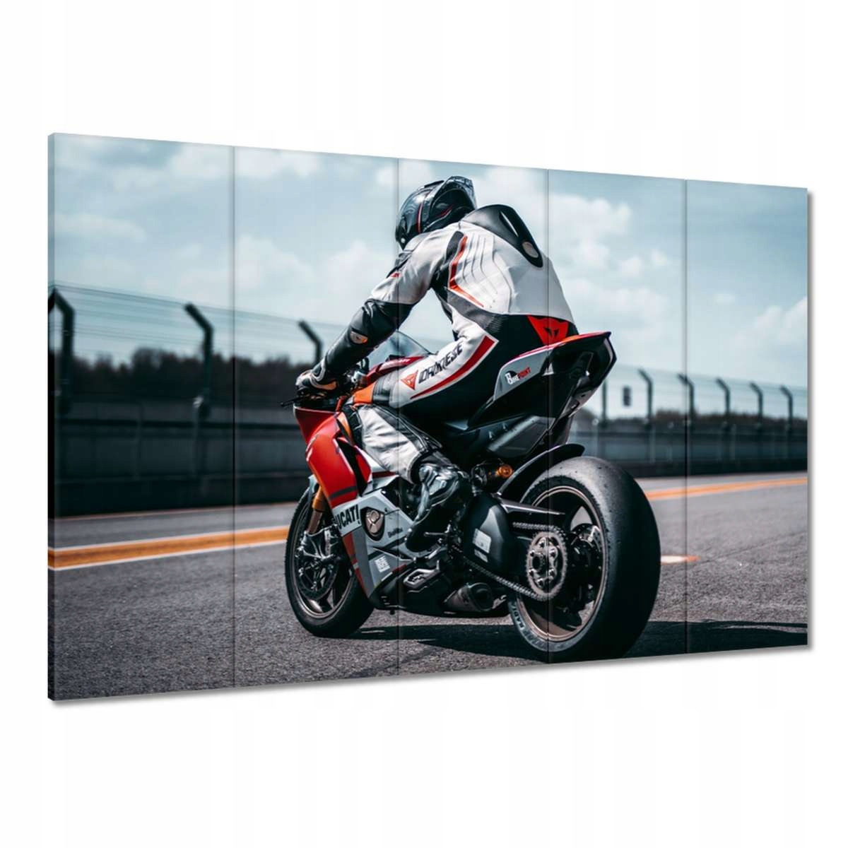 Obrazy 225x160 Motocyklista na torze