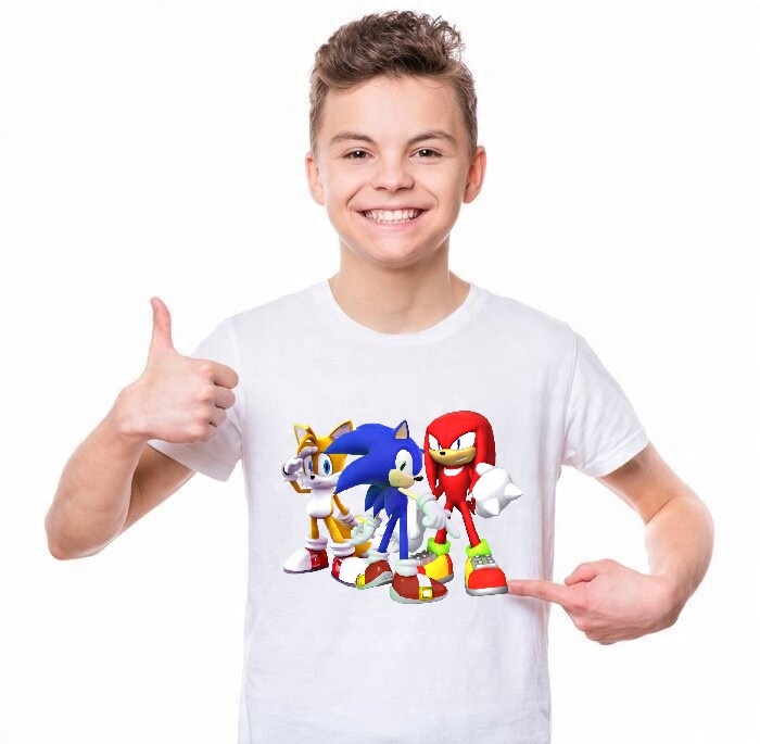 

Sonic Jeż Kot T-shirt Koszulka Dziecięca