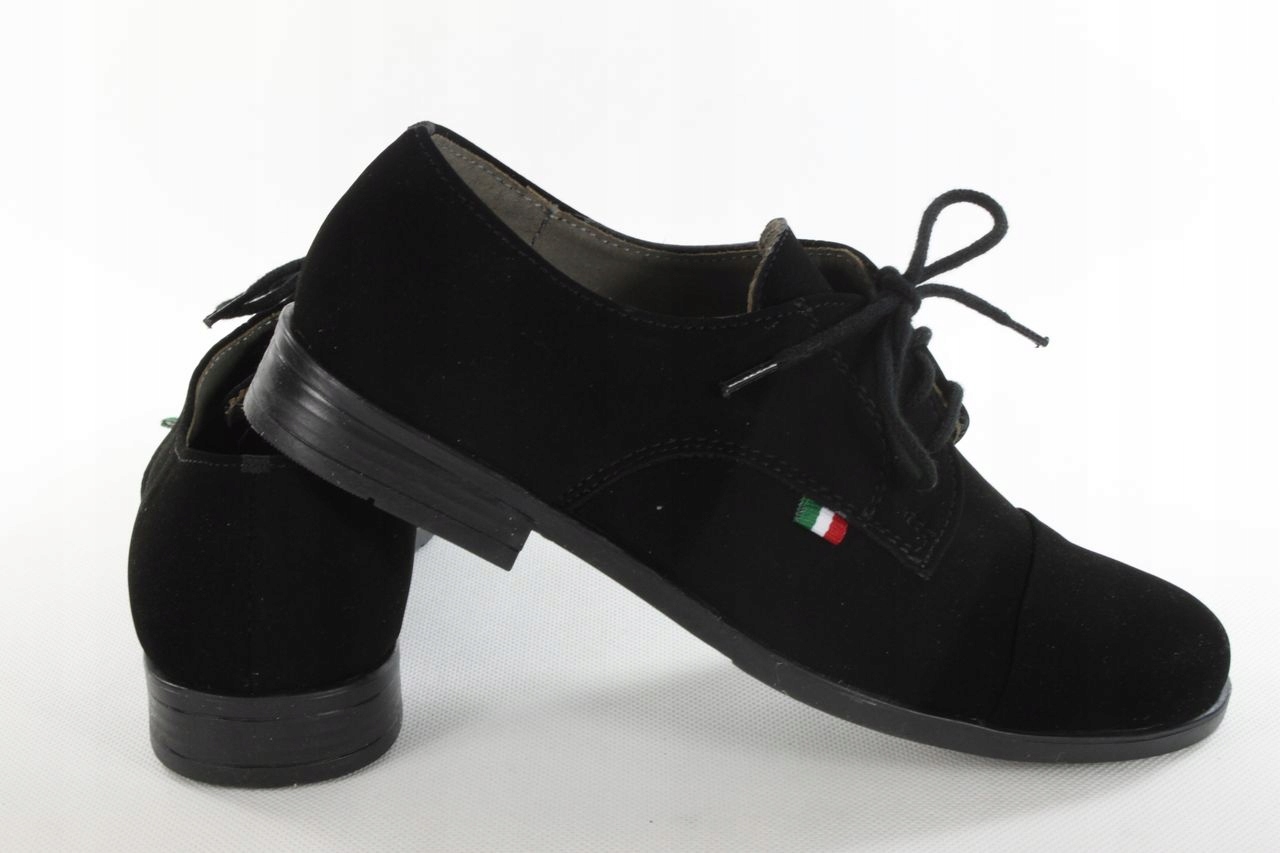 BUTY NA KOMUNIĘ CZARNE 39 NUBUK KORNECKI 2449 Marka Kornecki