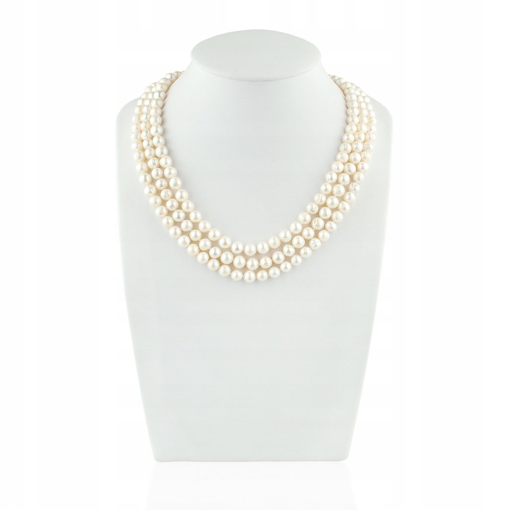 Dlouhá Šňůrka Pravých Perel Typu Opera 160 cm