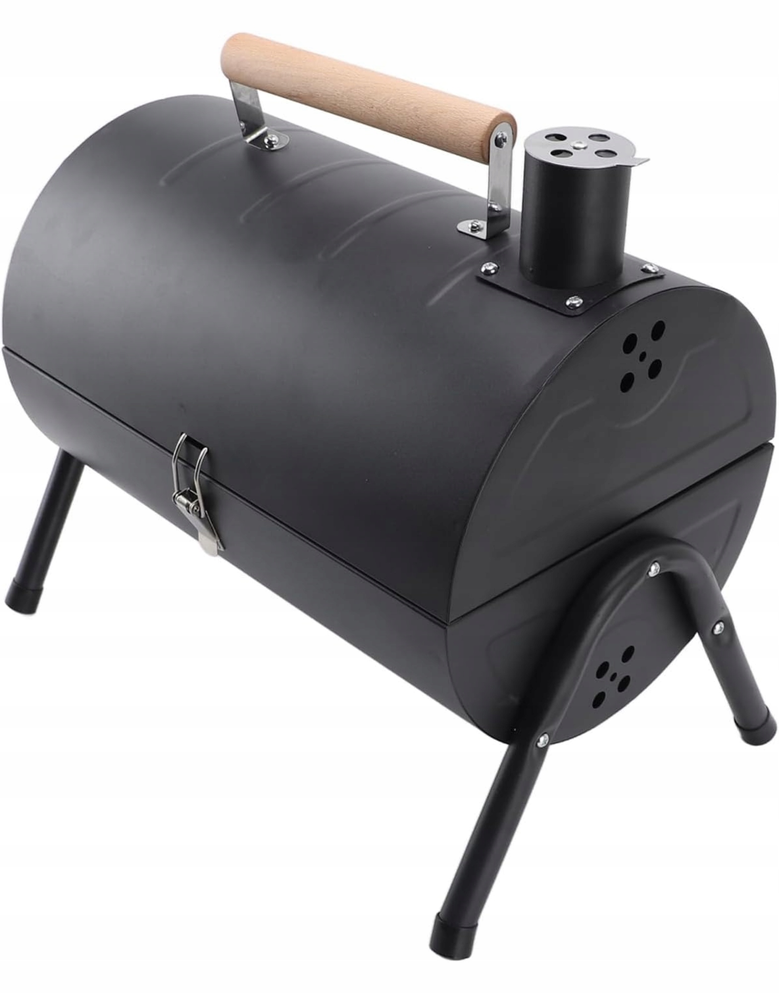 Przenośny grill węglowy walizkowy z 2 rusztami 35x22 cm RegMag