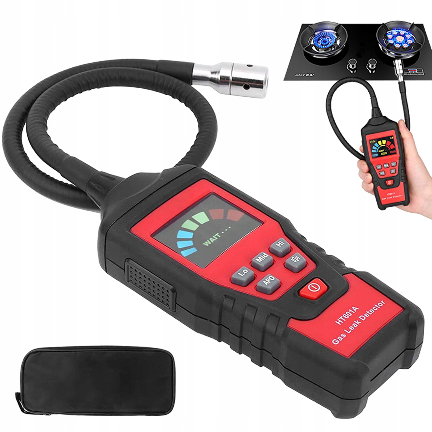 HT601A Přenosný Detektor Plynu S Rychlou Odezvou A Automatickým Resetováním