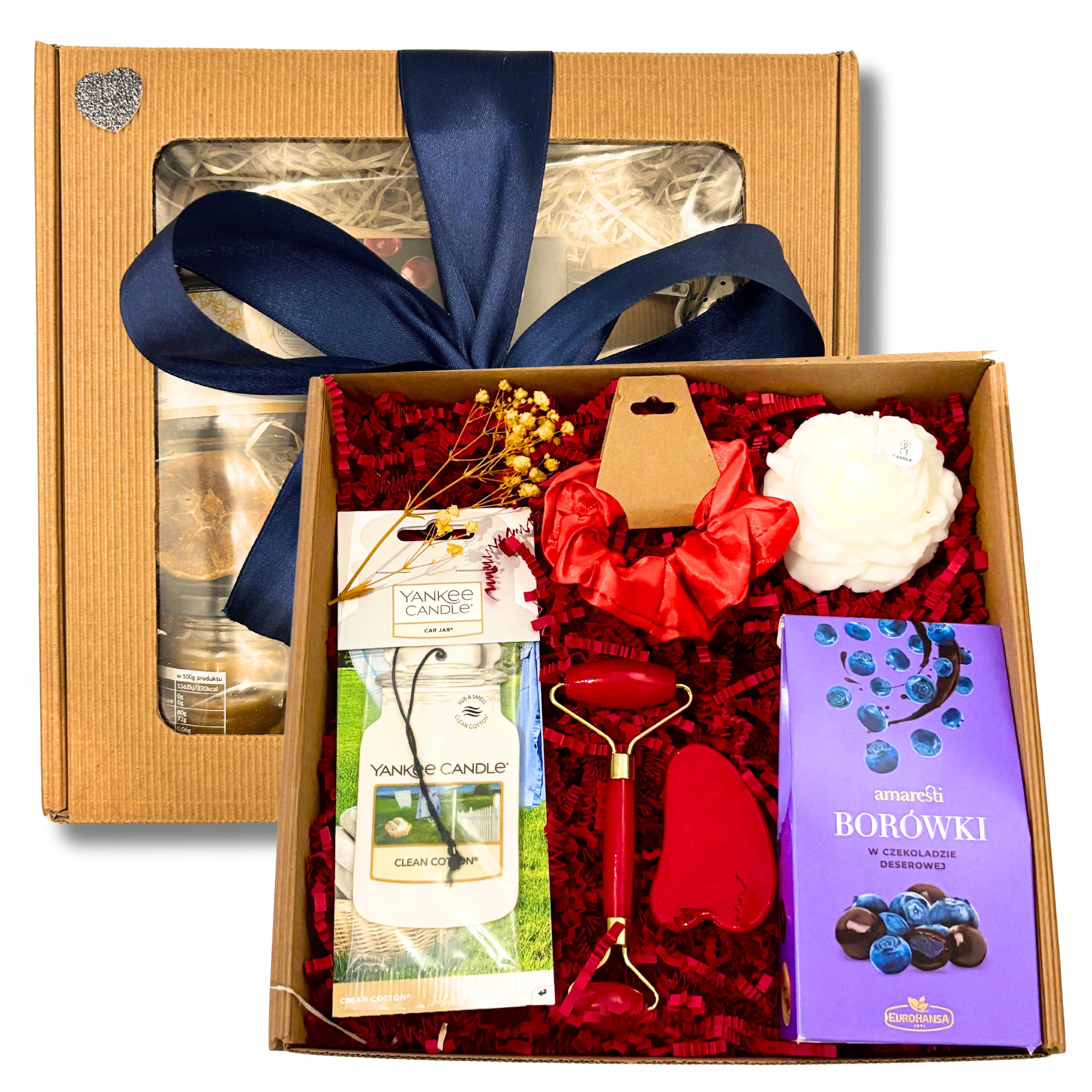 Levně Dárková Sada Box Pro Ni Roller Na Obličej, Sójová Svíčka, Dárek