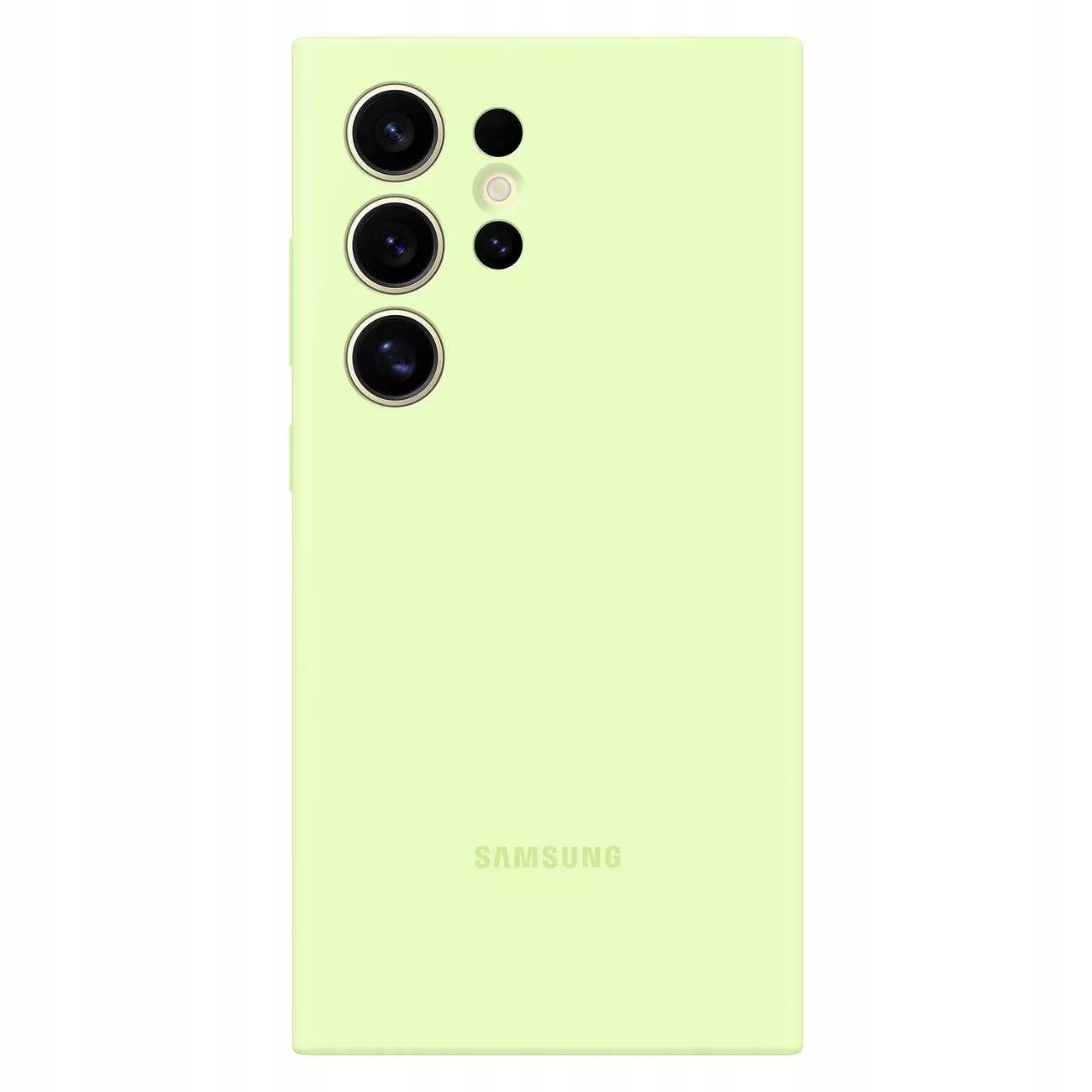 Etui Samsung Silicone Case do Samsung S24 Ultra jasnozielone