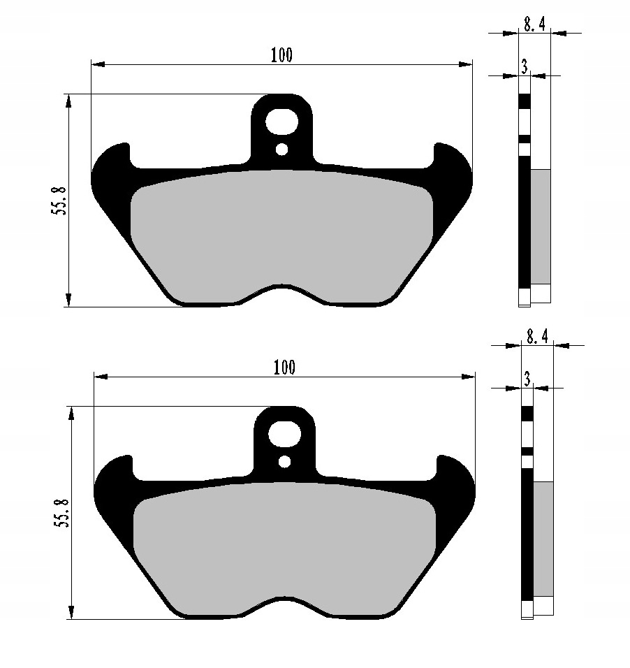 KLOCKI HAMULCOWE PRZÓD BMW R1100 RS ABS 92-01 Producent Nistal