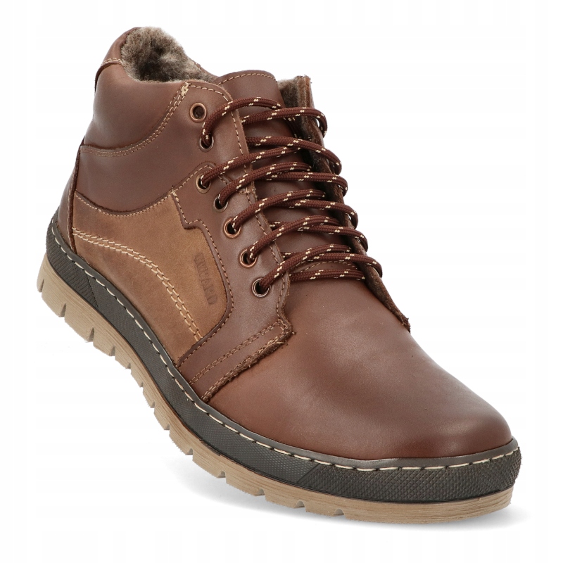 TRZEWIKI PÓŁBUTY ZIMOWE POLSKIE OCIEPLANE SKÓRA 171 CBR R 42