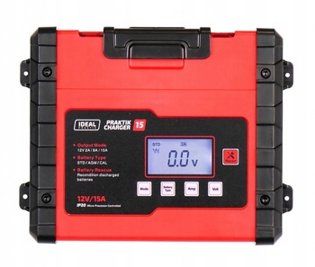 Nabíjačka autobatérií Badek Praktik Charger 15 LCD (12V)