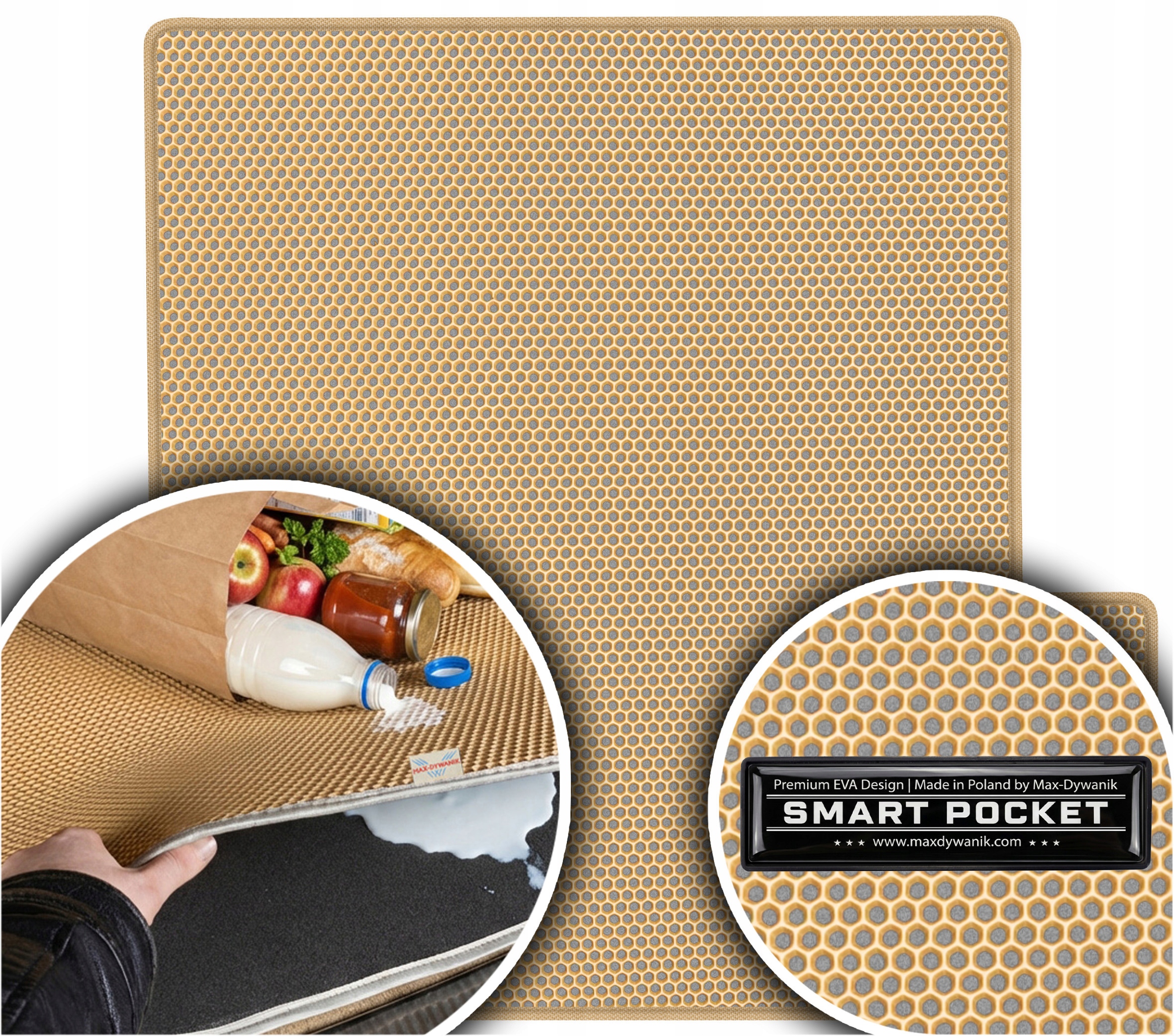 Honda Accord VII Kombi 2003-2008 Vložka do batožinového priestoru Eva Smart Pocket Béžová