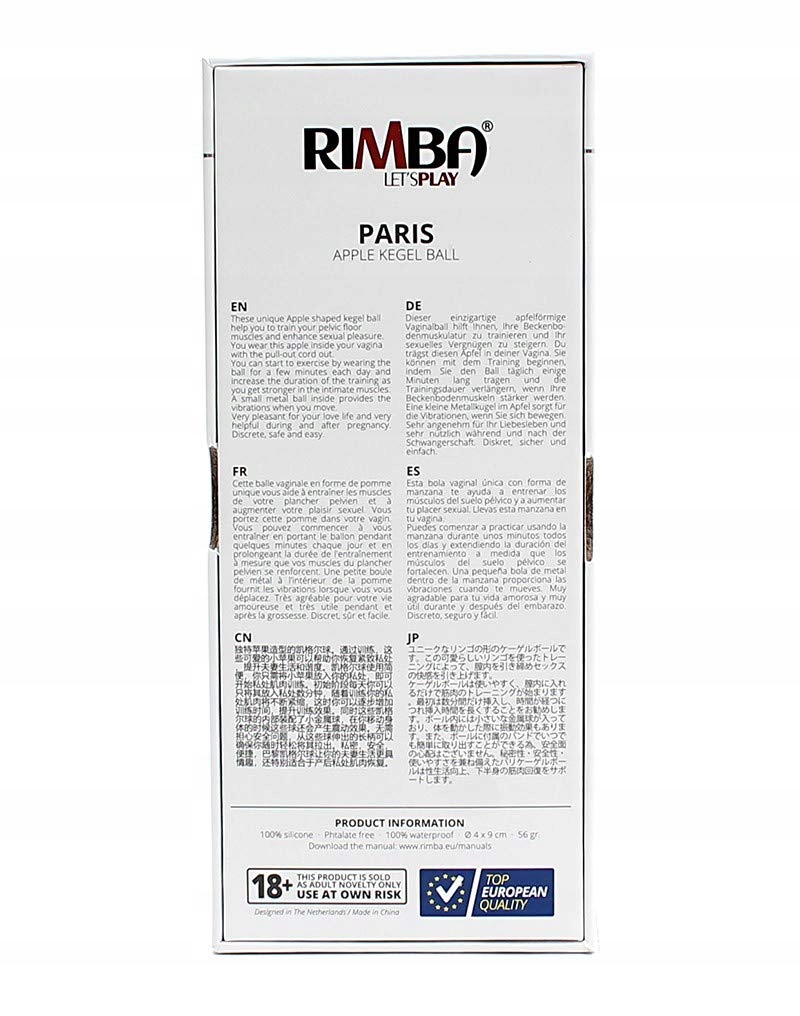 RIMBA Paris Kulki Gejszy Czarny 176g Kulki Kegla Do Ćwiczeń Mięśni Kegla — miniatura 6