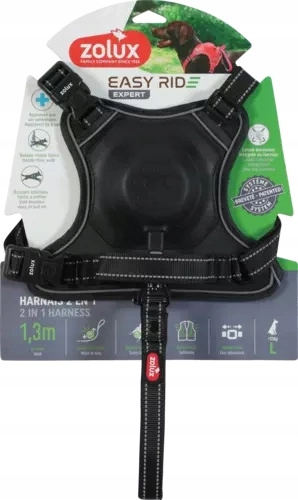 Zolux Postroj pro psa Easyride L černý
