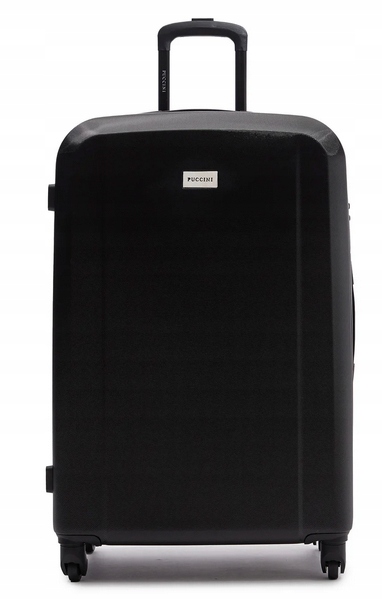 Puccini duża walizka czarna Manchester Collection