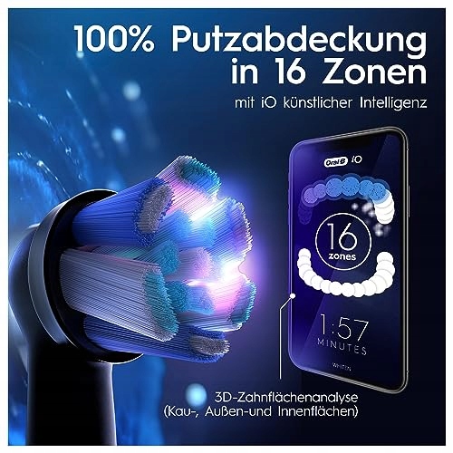 Oral-B iO Series 10 Plus Edition elektryczna szczoteczka z 3 Końcówkami ETU — miniatura 8