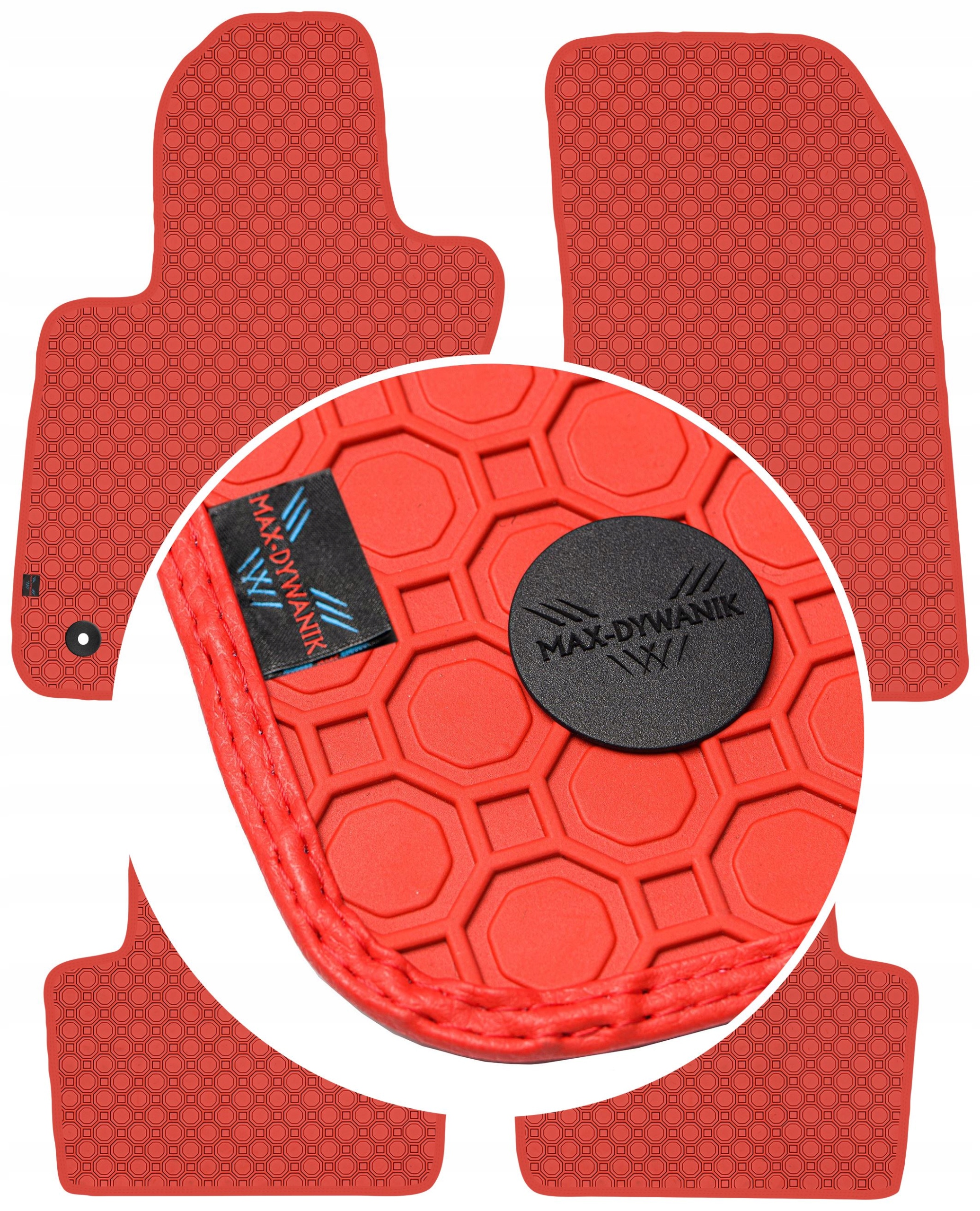 Jeep Renegade 2014-2018 Koberce Červené