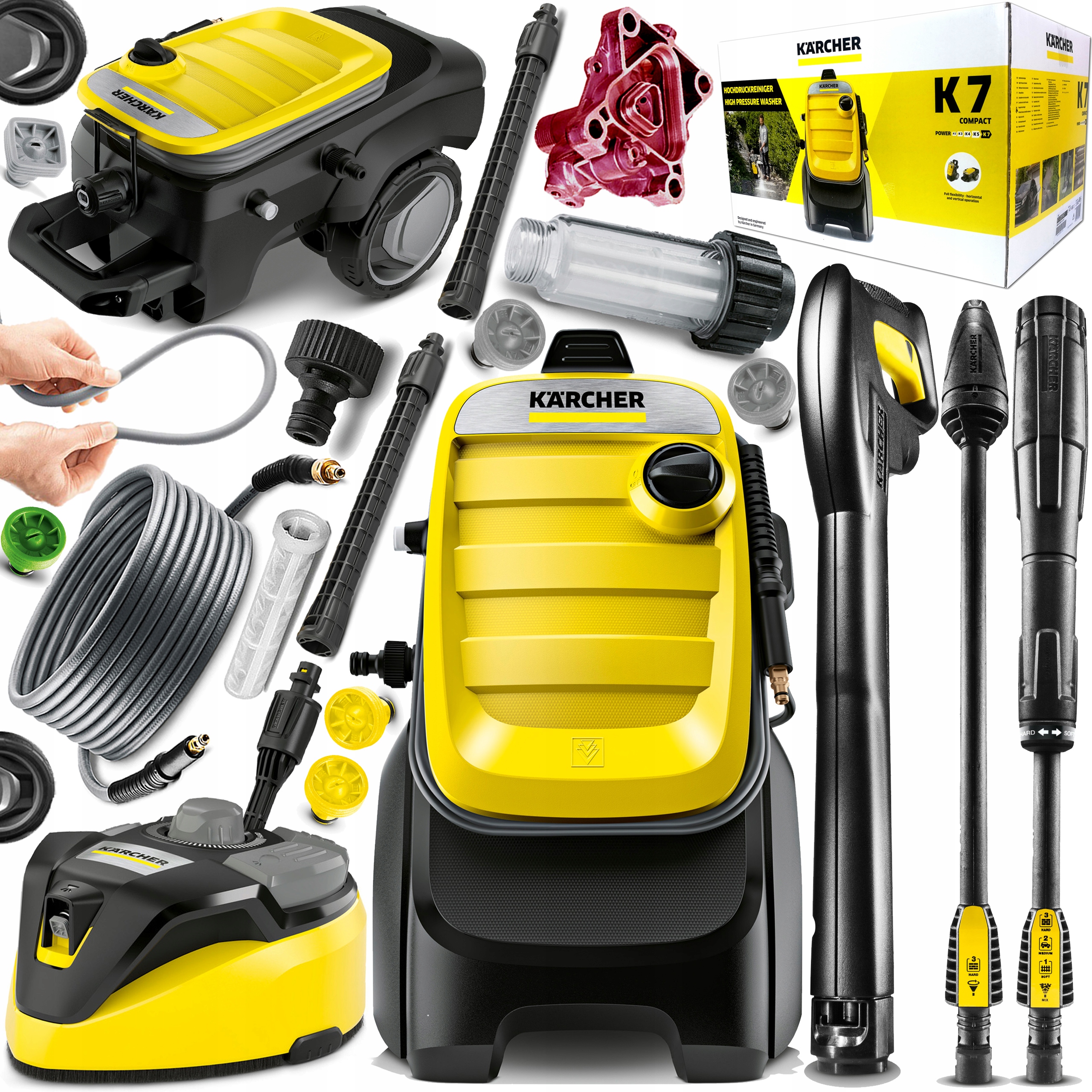 

Karcher K7 Compact Myjka Ciśnieniowa + T 7 T-Racer