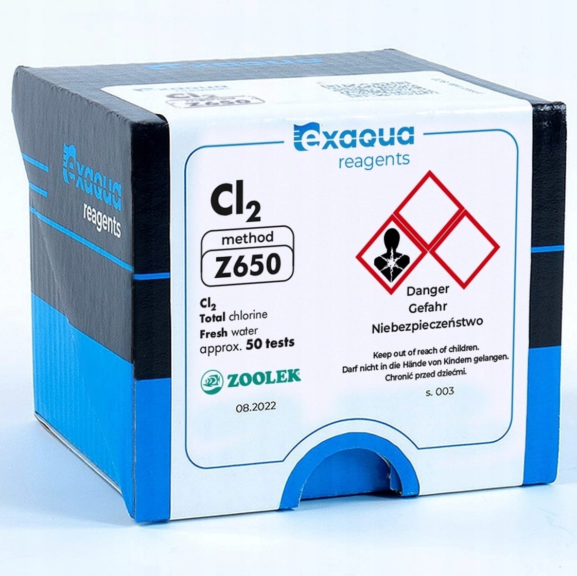 Levně Exaqua Celkový chlor Cl2 Z650 – činidla PRO3/PRO6