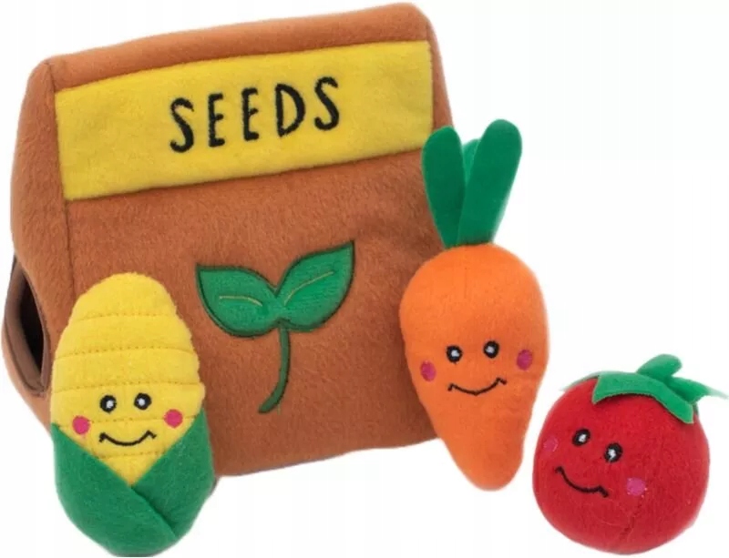 Levně Plyšová krabička s pískací zeleninou ZippyPaws