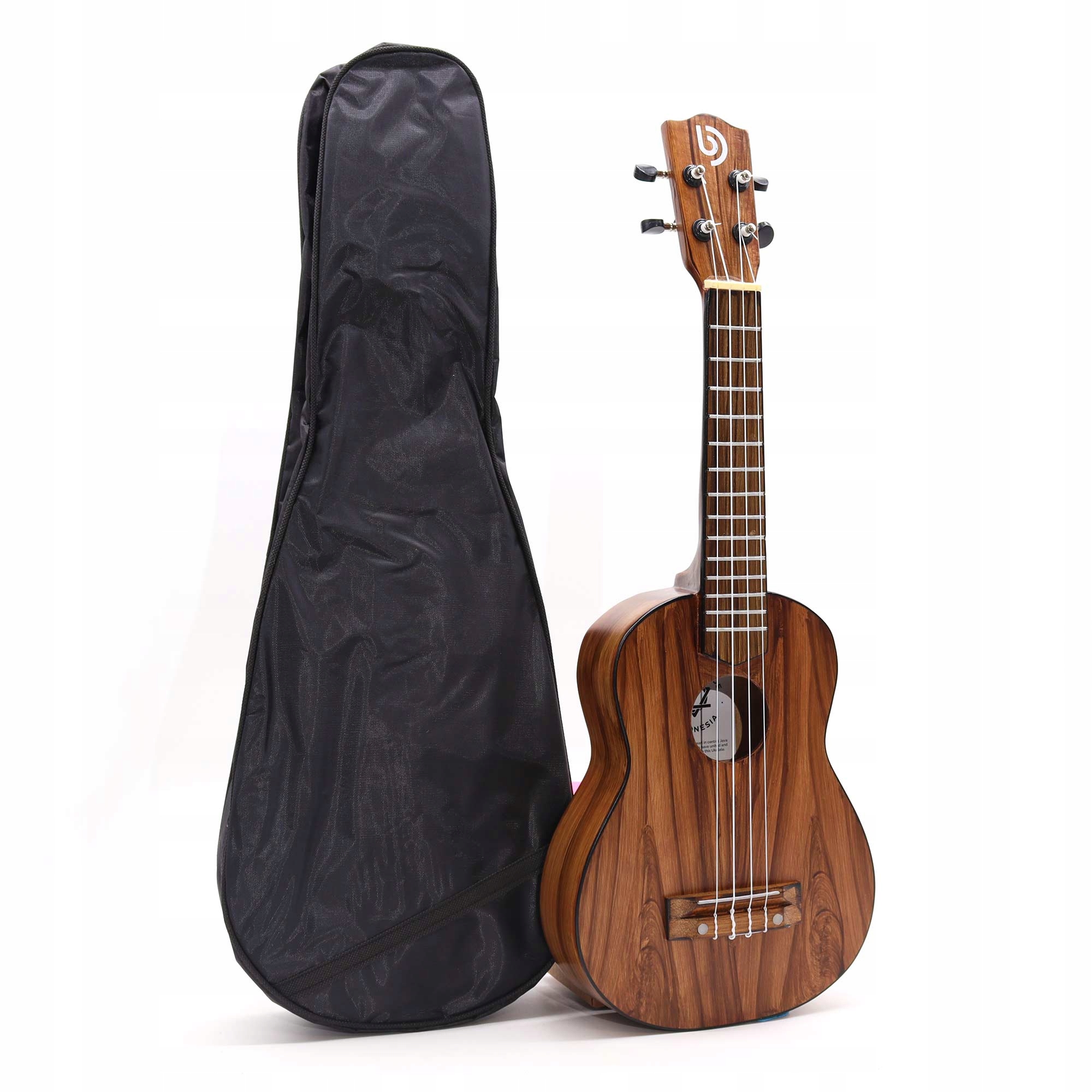 Ukulele vyrobené řemeslně – přírodní barva