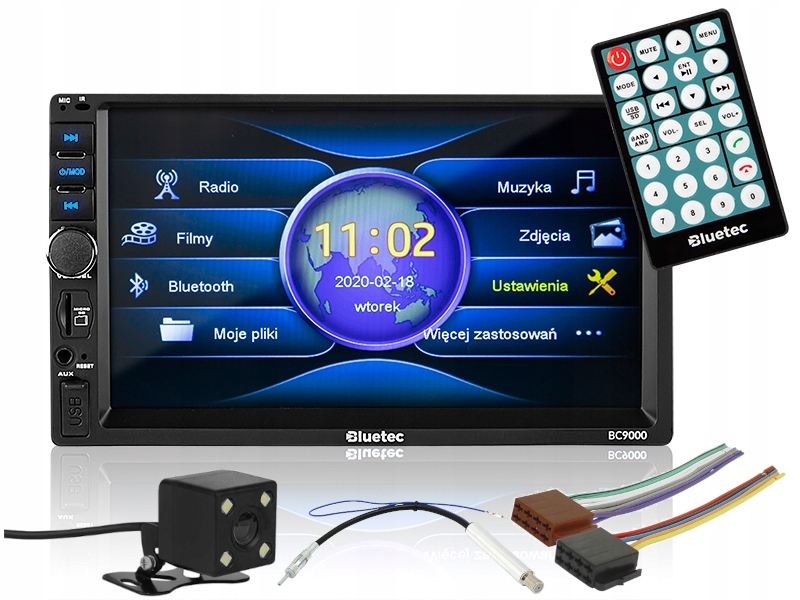 Автомобільний радіоприймач для VW Golf IV 2-DIN BT USB камери