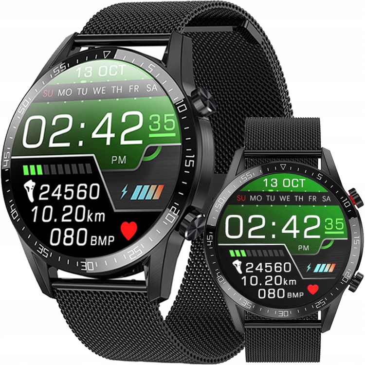Promocja Zegarek Męski Smartwatch Ekg Rozmowy Ciśnienie 4.0 wyprzedaż przecena
