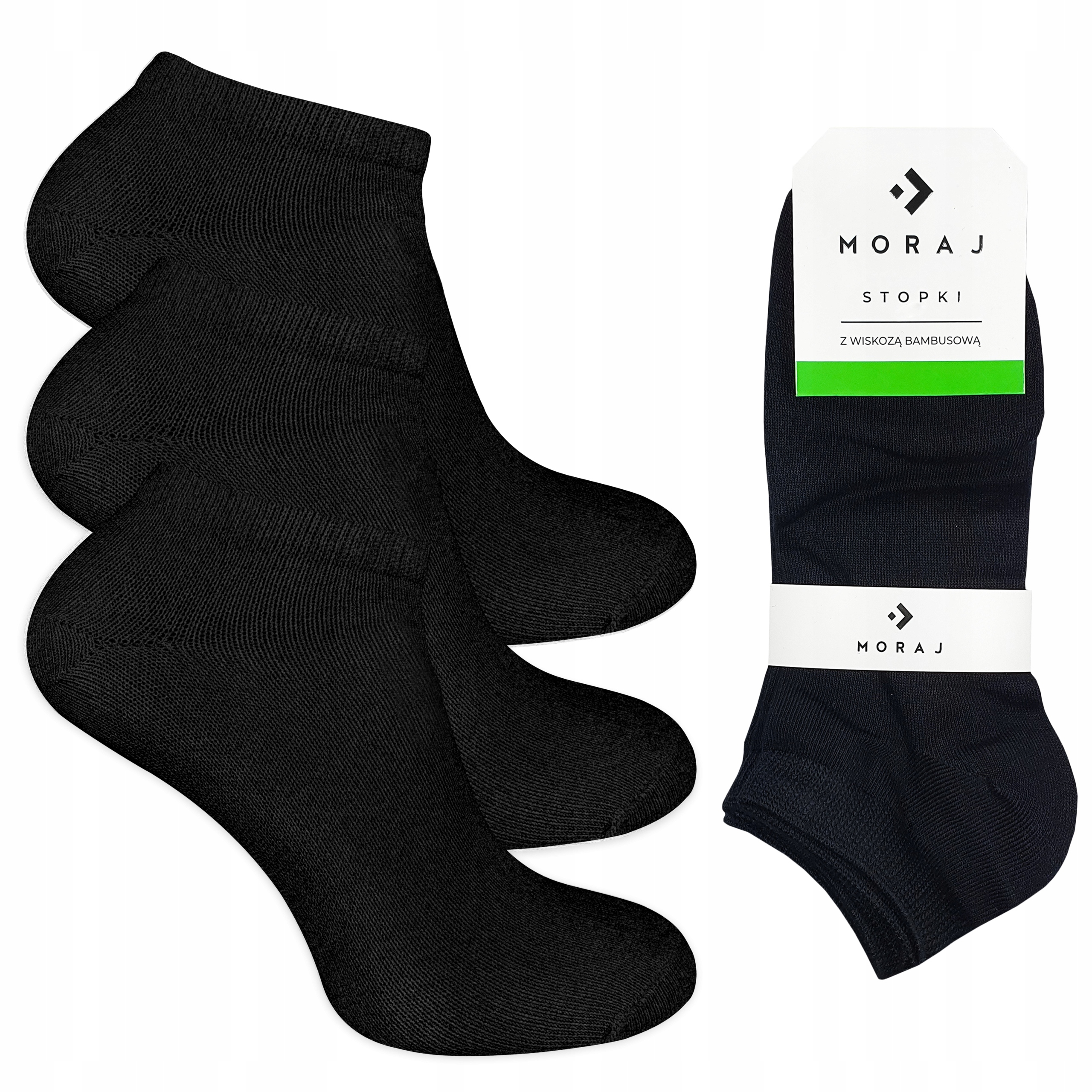 Moraj ponožky Bambus kotníkové ponožky 3-PAK 38-41