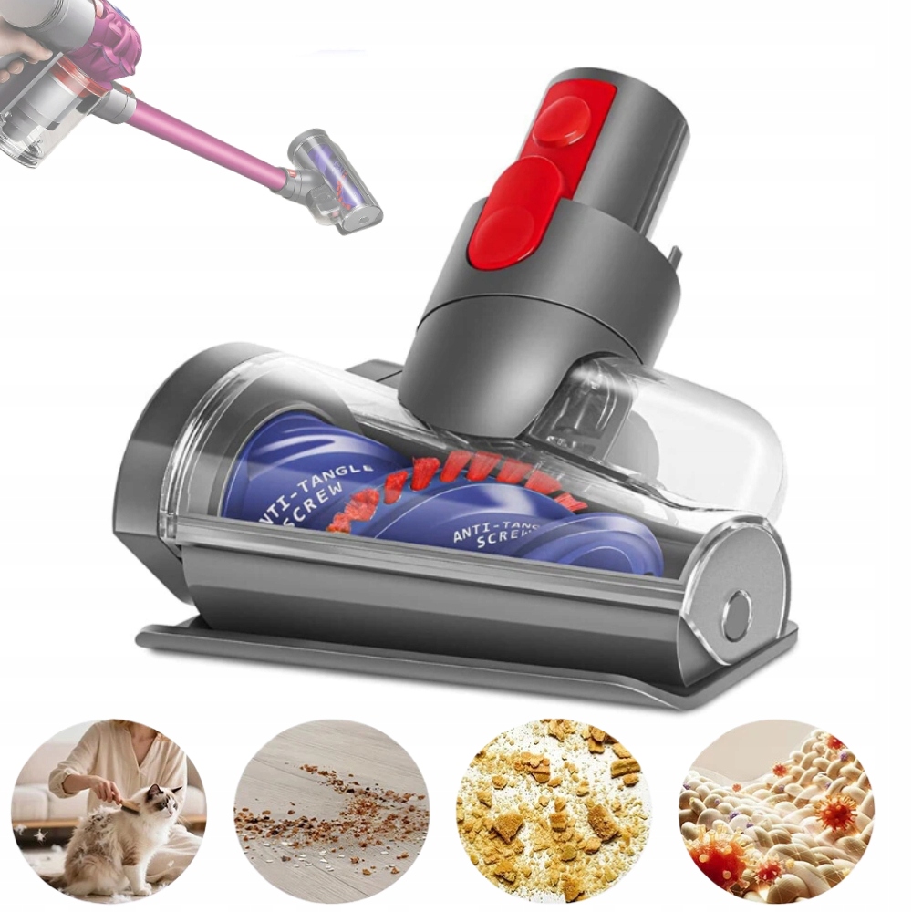 Turbokartáč Ssawka pro Dyson V7 V8 V10 V11 V15 Turbo Kartáč 1 Ks