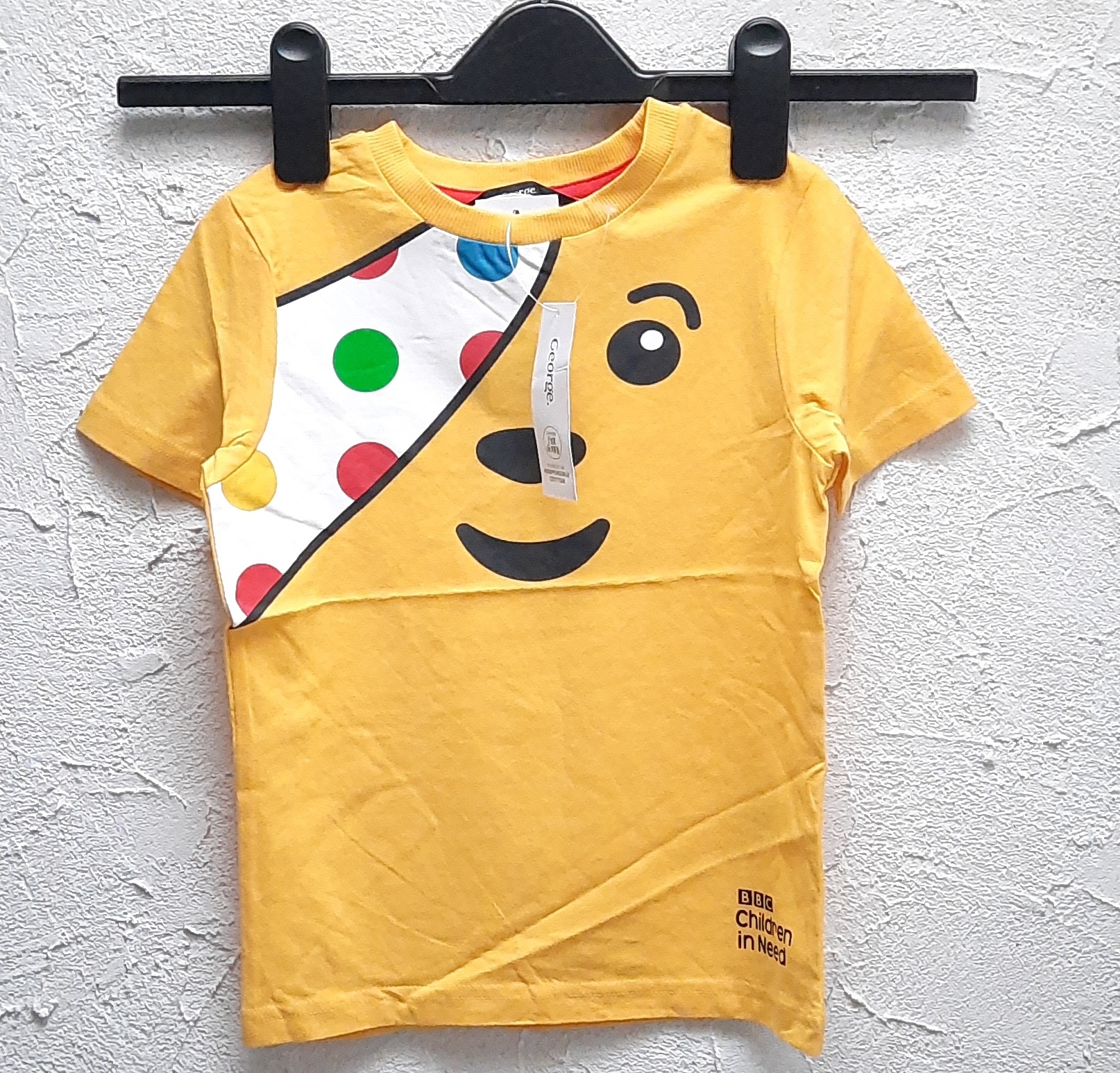 

George t-shirt bawełniany miś Pudsey 86 92