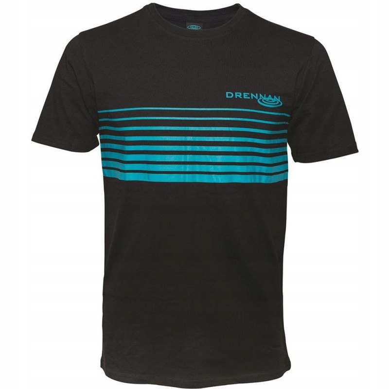 Tričko Drennan Dr Black Aqua XL