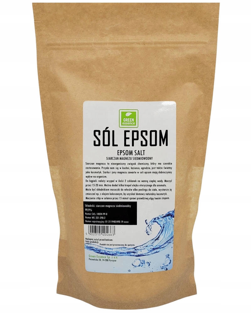 

Siedmiowodny Siarczan Magnezu Sól gorzka Epsom 3kg