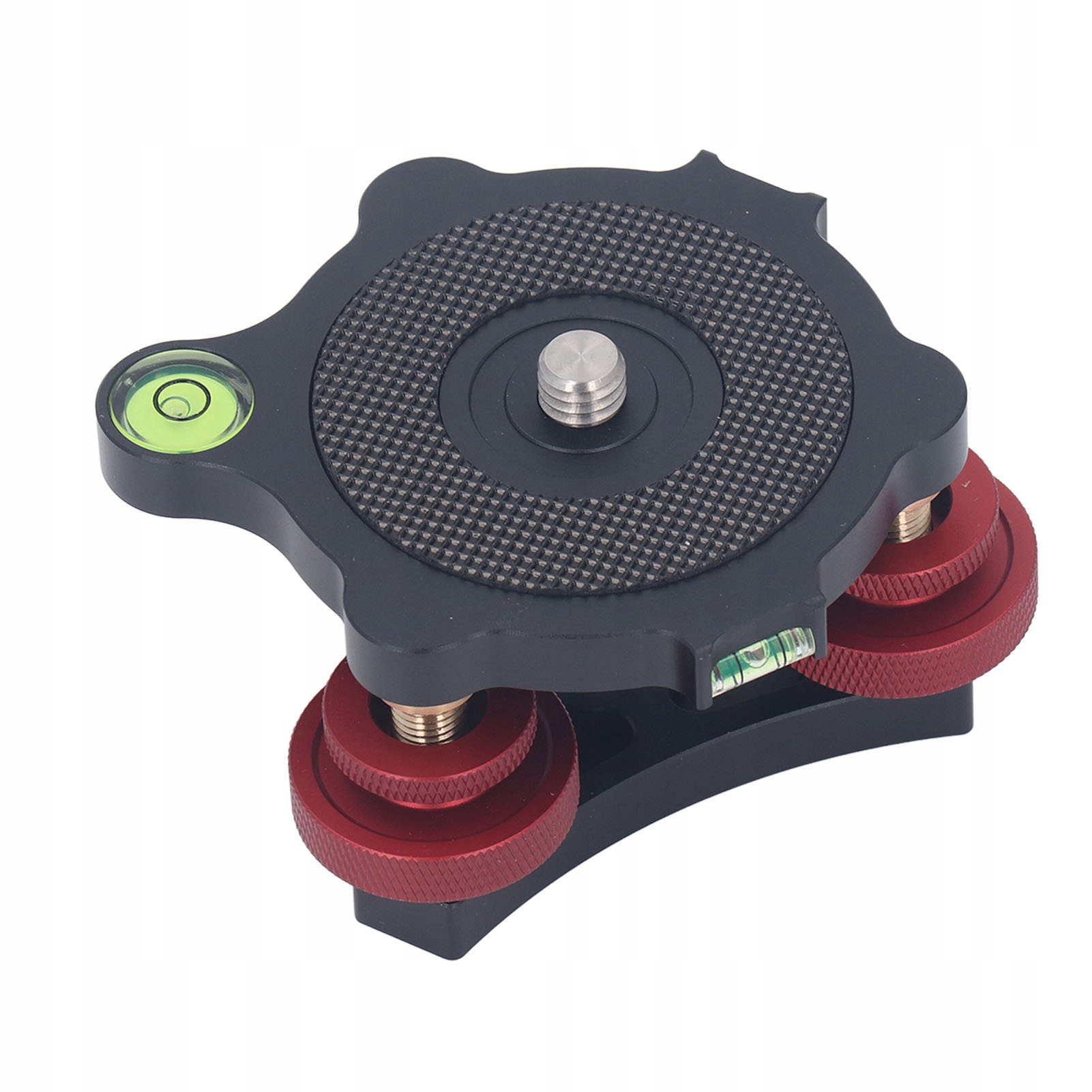 Základna Pro Vyrovnání Hlavy Stativu Vodováha Fotoaparátu Hliníková Slitina