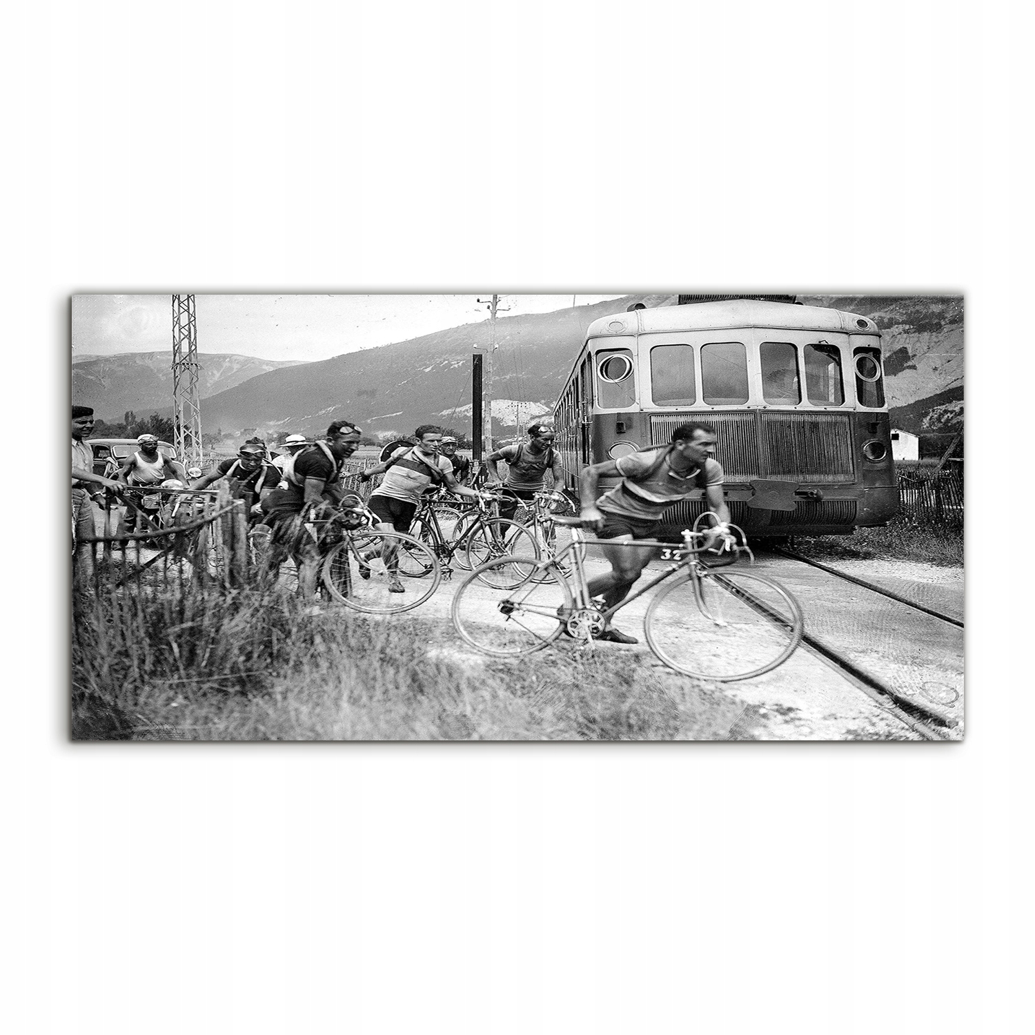 Akrylový obraz 140x70 na stenu Tour De France Vintage