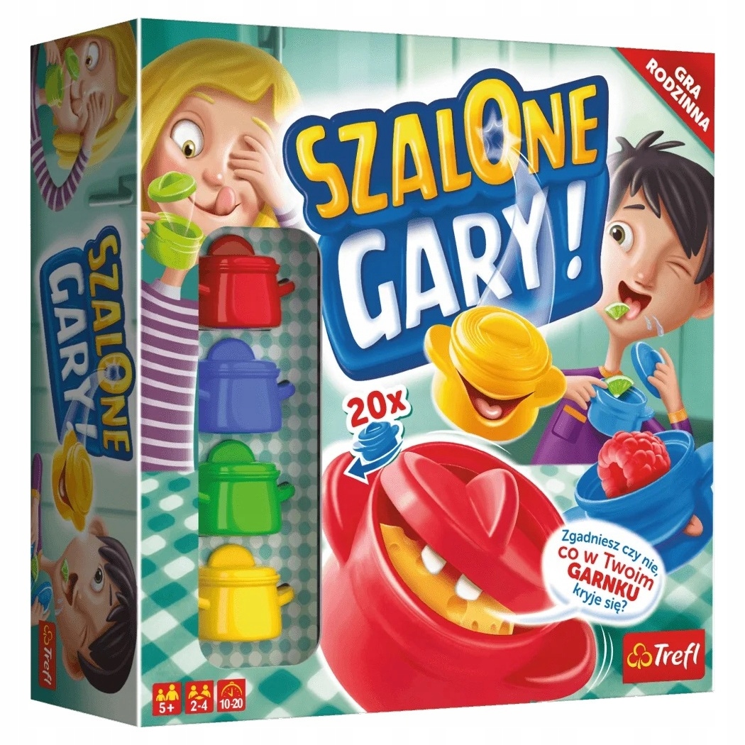 SZALONE GARY GRA PLANSZOWA TREFL 5+