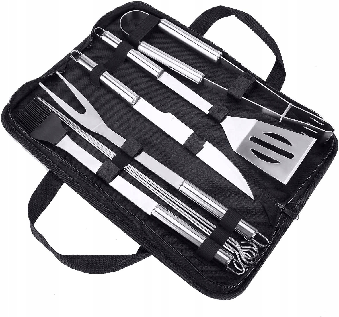 

Zestaw Akcesoria Przybory Do Grilla W Etui 9w1