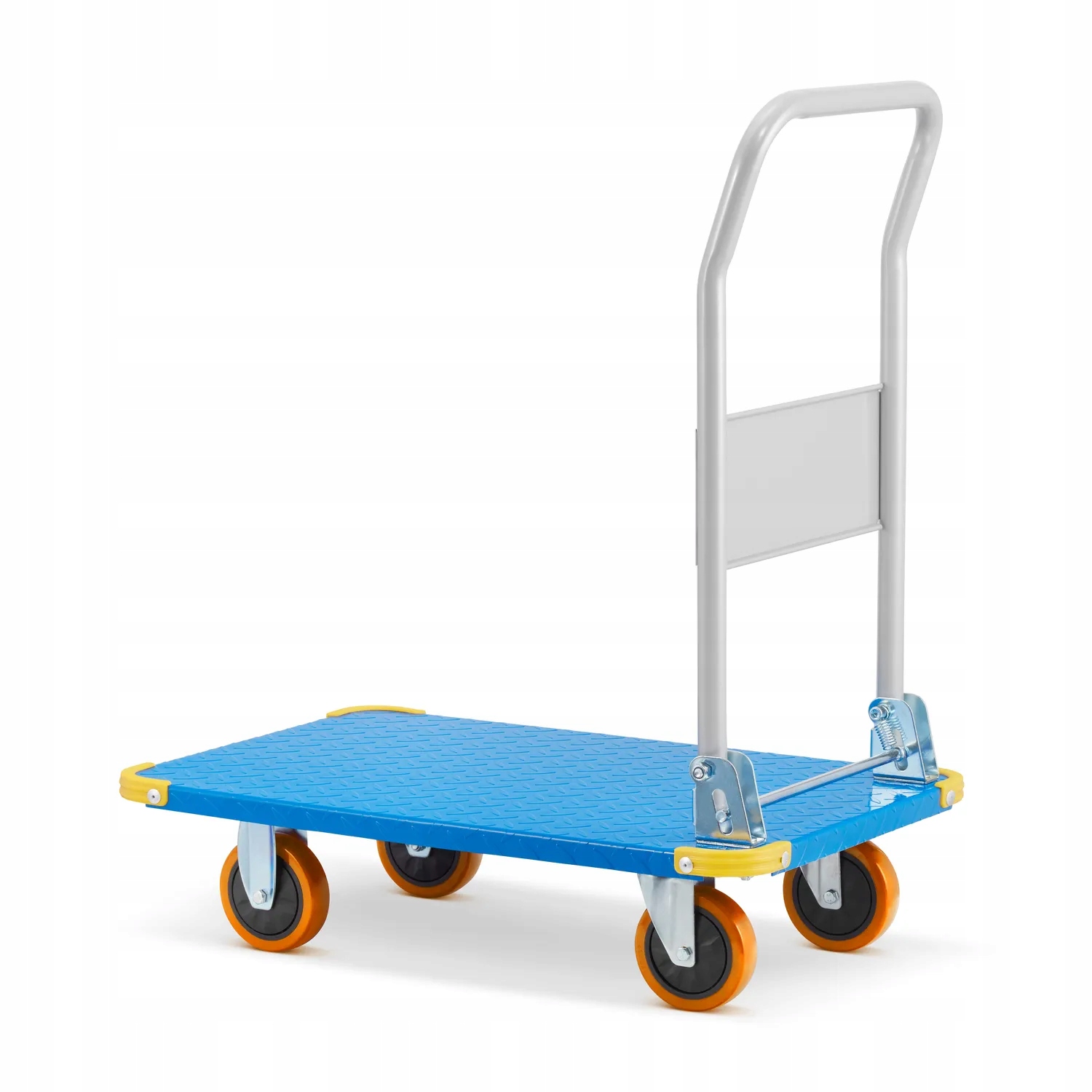 Wózek platformowy transportowy magazynowy 1 100 kg HIGHER pełne koła — 17