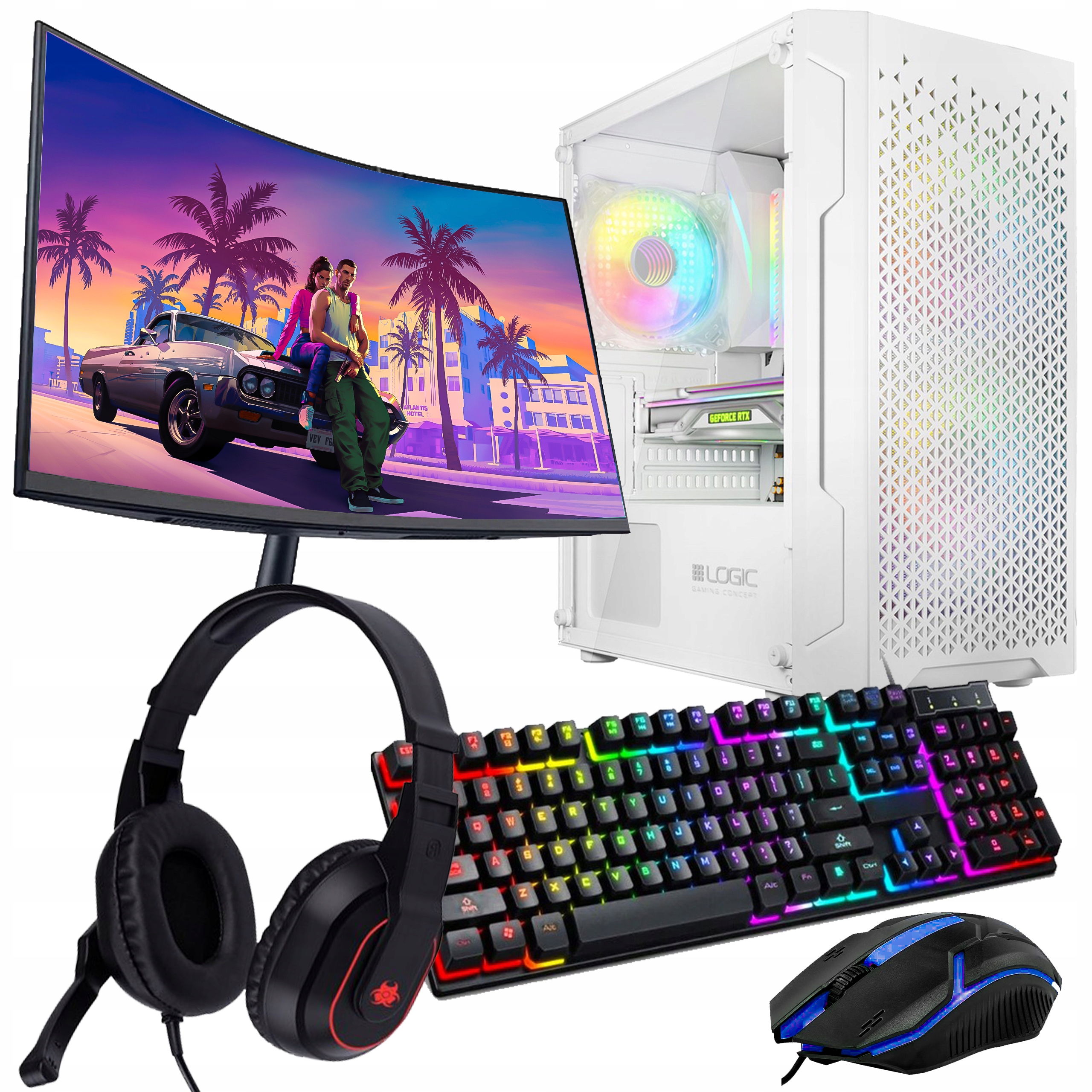 Set Počítač pro hry Ryzen 5 Rtx 5060 1TB/32GB Windows 11