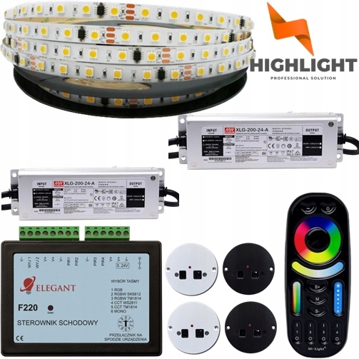 25m Schodiskový set F220 Polovičné poschodie Led Digitálna páska Mono tečúce svetlo