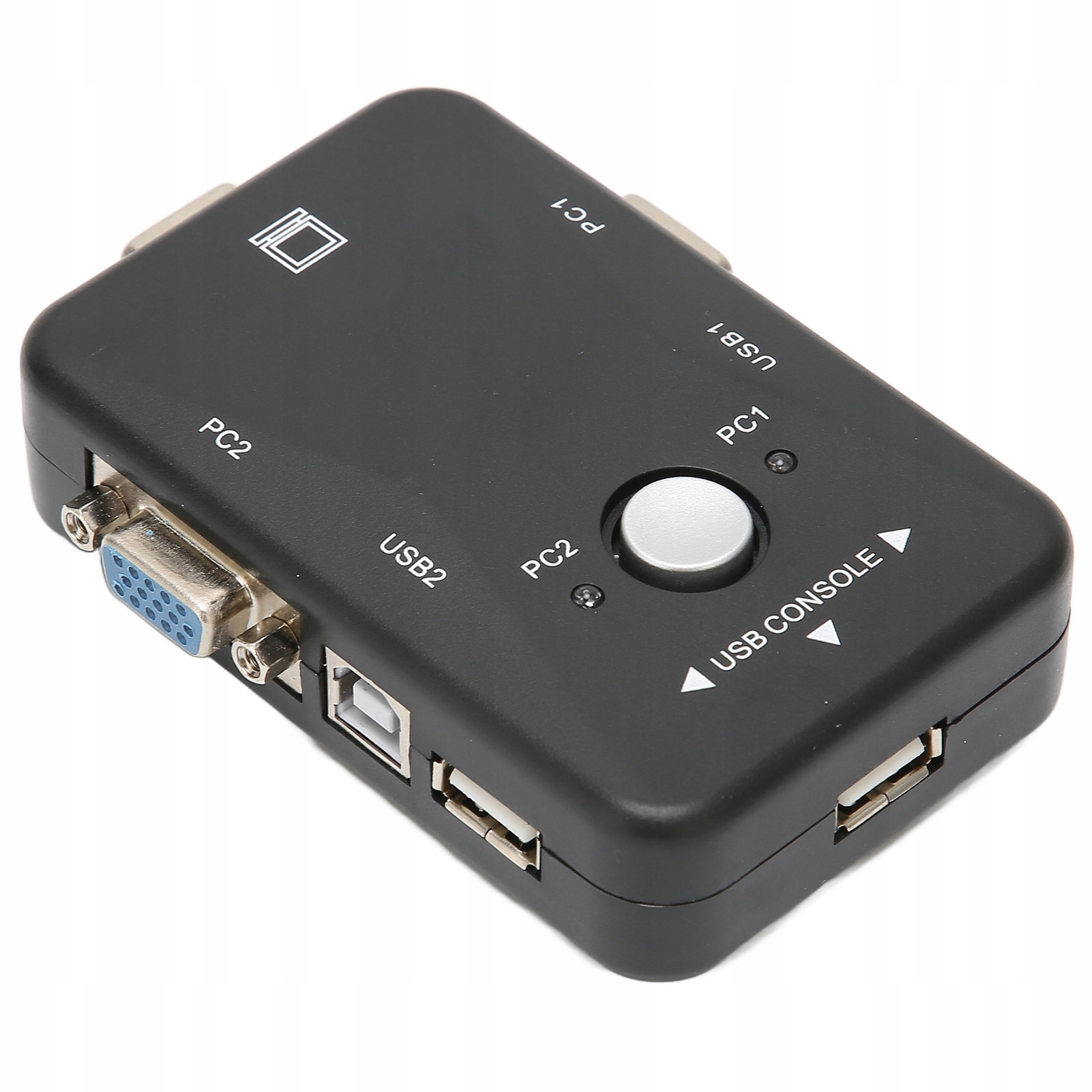 Przełącznik KVM USB 2.0 dla WIN95 98SE XP, 2 Porty, Dwa Monitory, 1920x1440