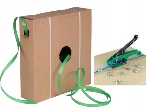 16/1000m Taśma Pakowa Pp Do Spinania Bandownica W Kartonie