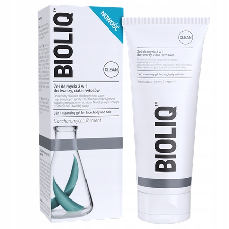 BIOLIQ CLEAN ŻEL DO MYCIA 3W1 180 ml