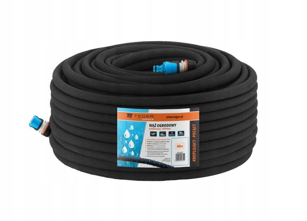 Záhradná kvapkacia hadica Fi 1/2" 60 m Teger T-O-NWOK12-60
