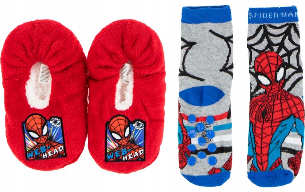 

Kapcie + Skarpety Frotte Spiderman 31-32 Papcie