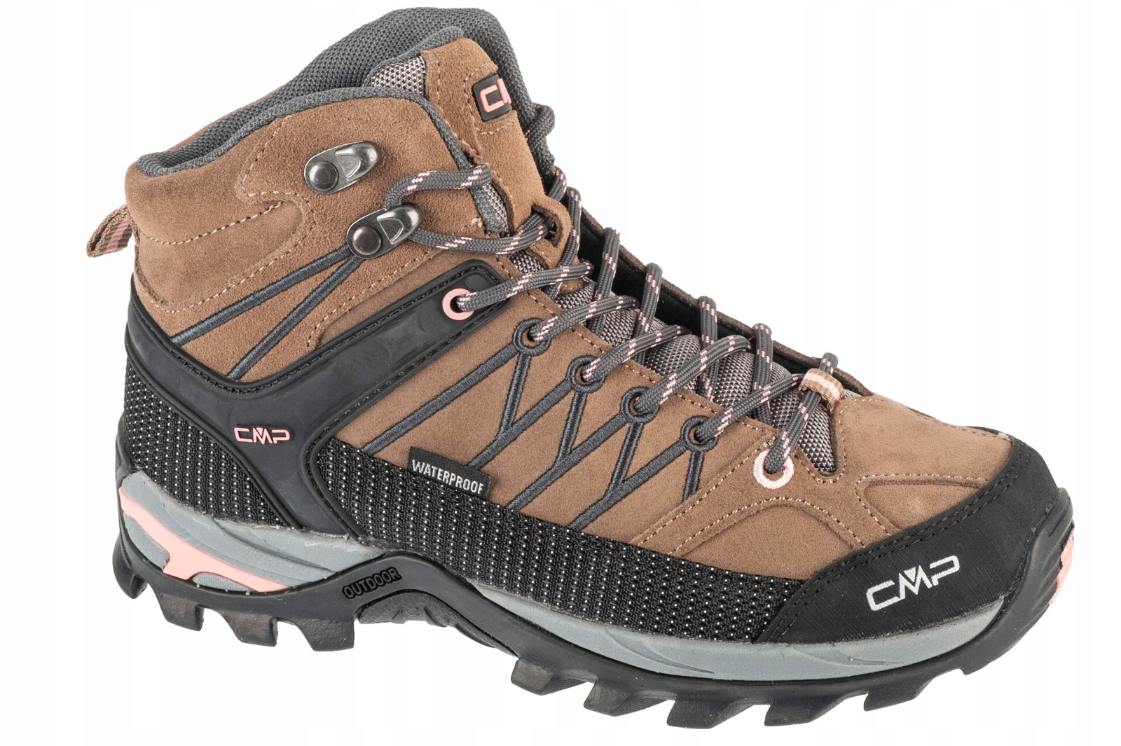 Cmp Rigel MID [38] Dámské semišové trekové boty hnědé